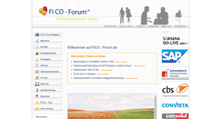 Desktop Screenshot of fico-forum.de